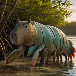Capybara + Mantis shrimp